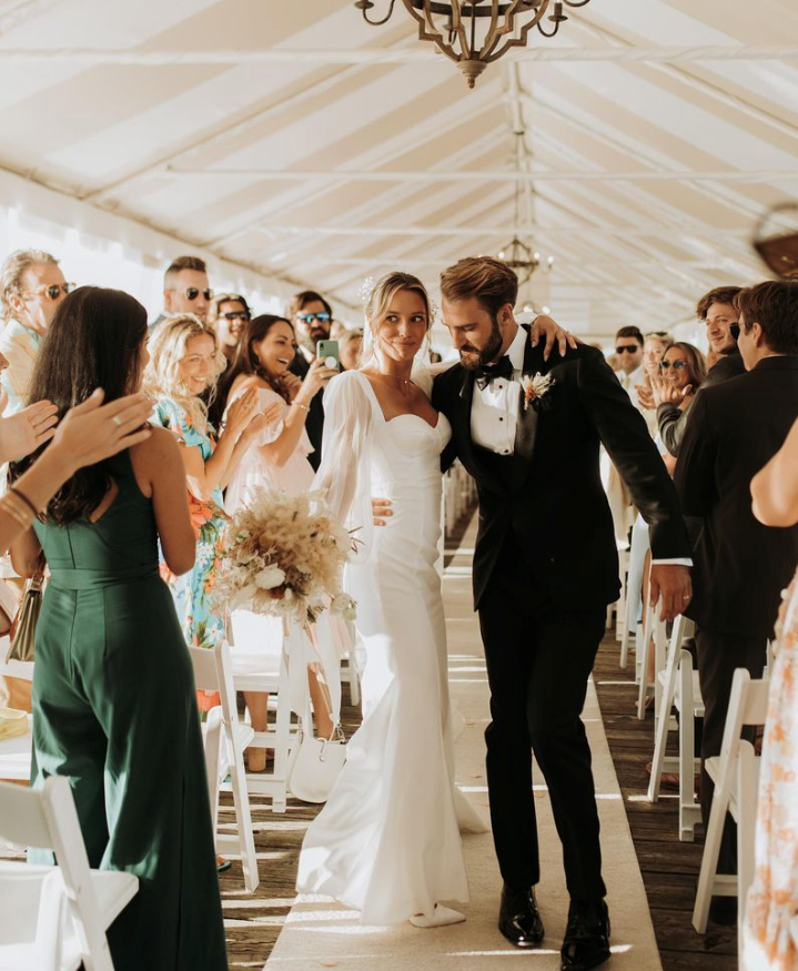 Dancing down the aisle!